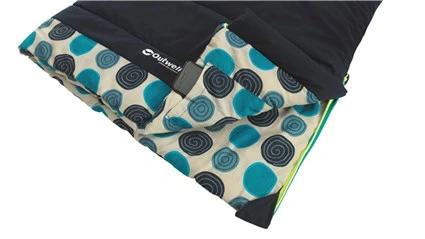 Outwell Circles Kids Navy Sleeping Bag - Image 3
