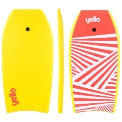Yello 33" Slick Zig Zag Bodyboard (Yellow)