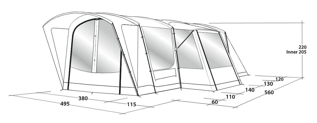 Outwell Montana 6PE Tent 2022 - Image 3