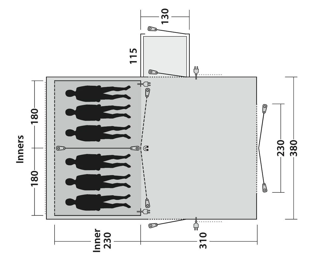 Outwell Montana 6PE Tent 2022 - Image 5