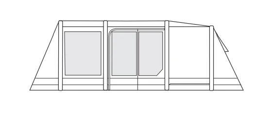 Outdoor Revolution Airedale 5.0S Air Tent - Image 3