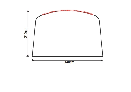 Outdoor Revolution Airedale 5.0s Sun Canopy - Image 3