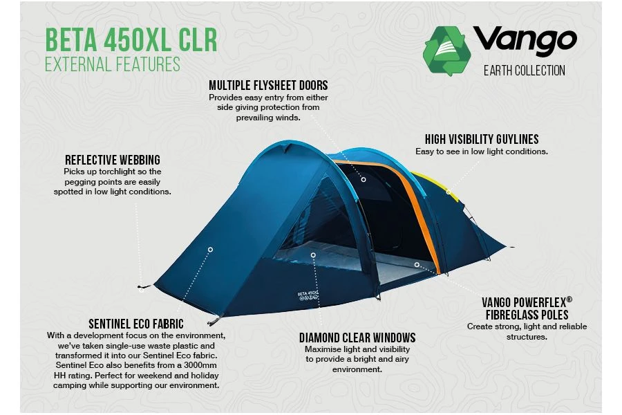 Vango Beta 450XL CLR XL Tent - Image 3