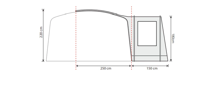 Outdoor Revolution Camp Star Side Porch - Image 2