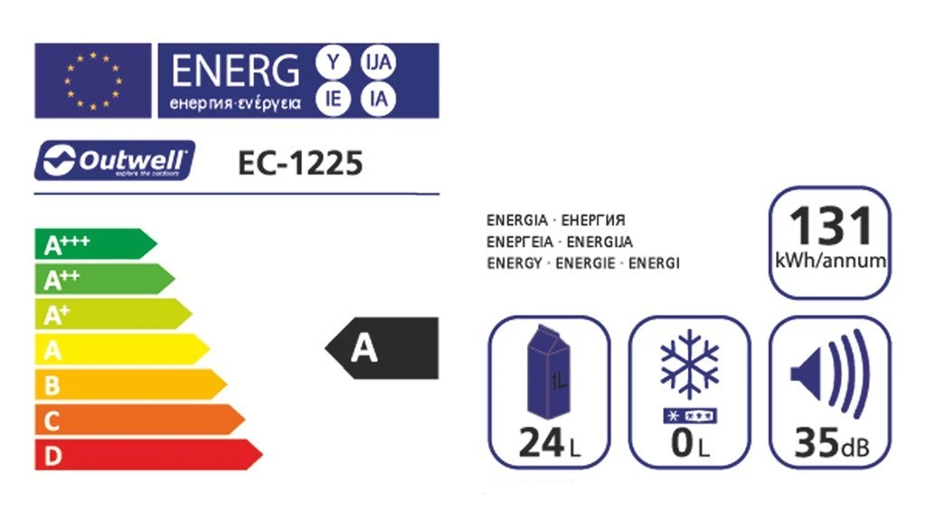 Outwell ECOcool Grey 24L UK - 12V/230V - Image 7