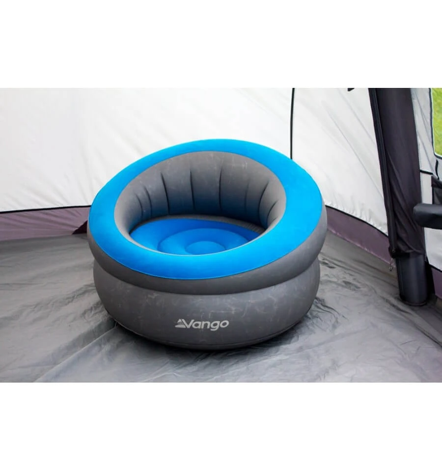 Vango Inflatable Donut Flocked Chair - Grey - Image 2