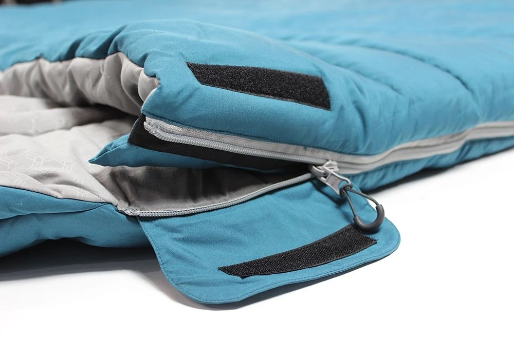 Outdoor Revolution Sun Star Double 400 Sleeping Bag - Blue Coral - Image 4